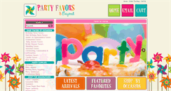 Desktop Screenshot of partyfavorsandbeyond.com